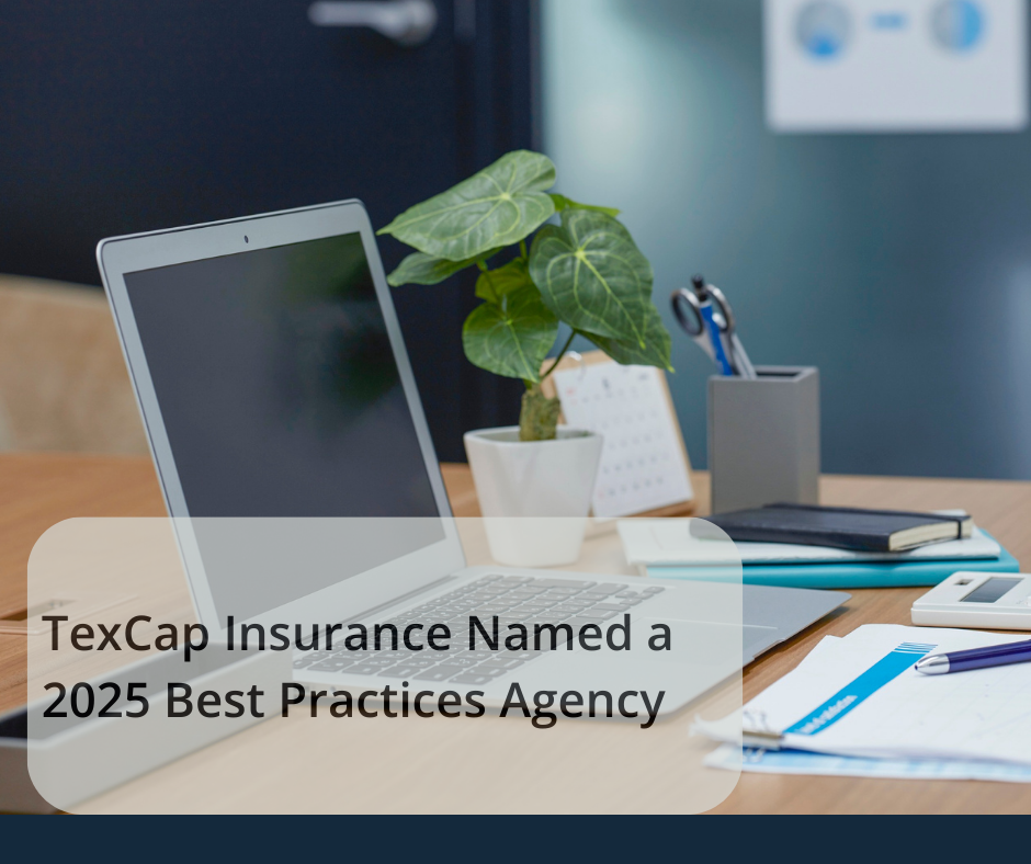 TexCap Insurance Named A 2025 Best Practices Agency